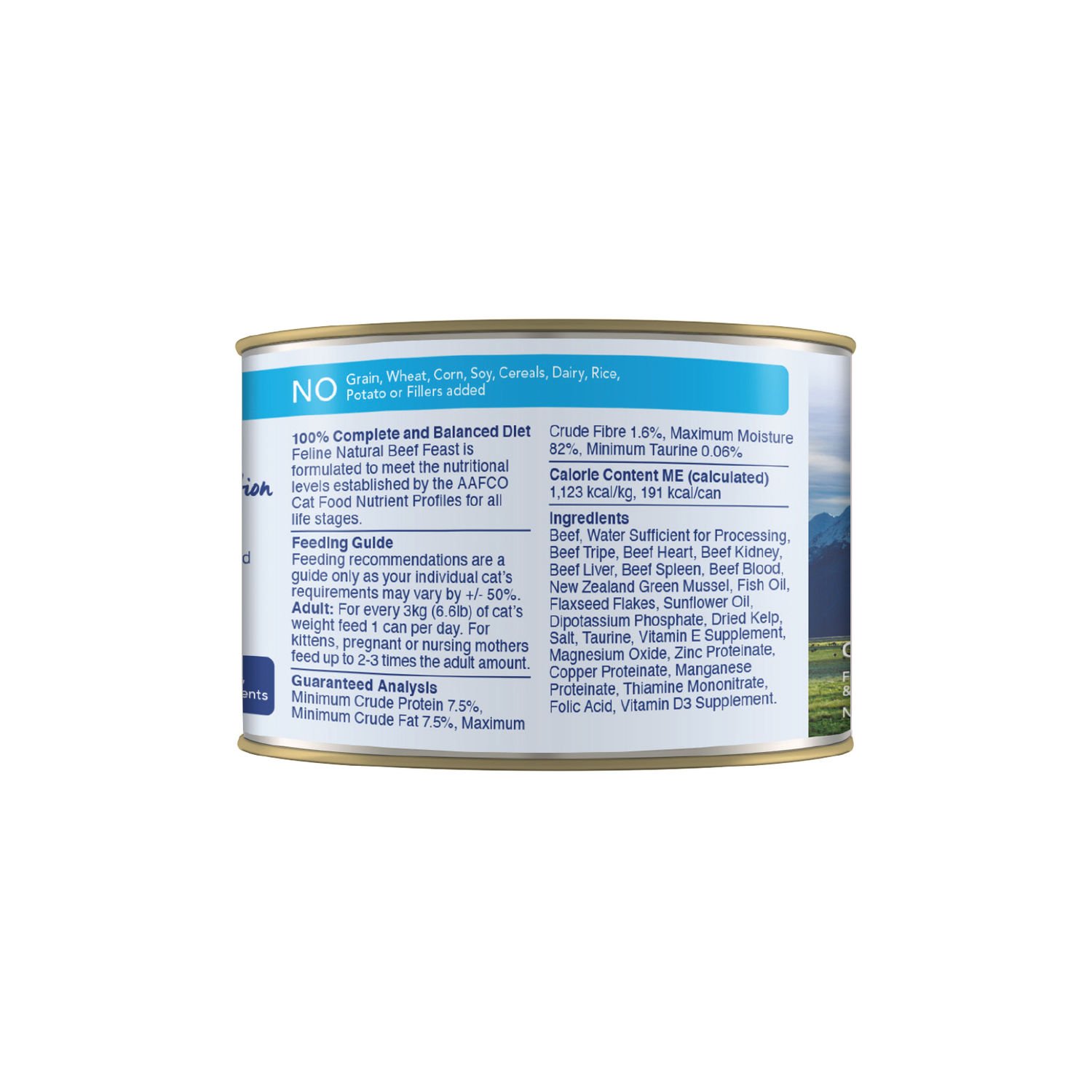 K9 캔 필라인 내추럴 캣 주식캔 소고기 피스트 170g