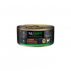 [캔커버 증정] 뉴트라이프 퓨어 캣 양고기 앤 그린트라이프 주식캔 95g