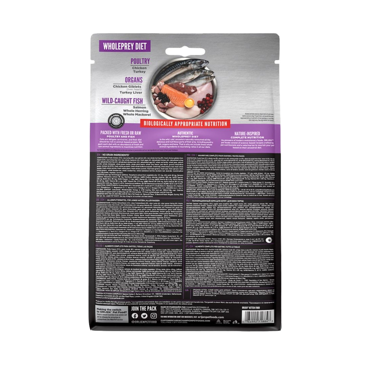 오리젠 캣 고양이사료 키튼 340g