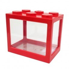 6구 블럭 어항(레드)