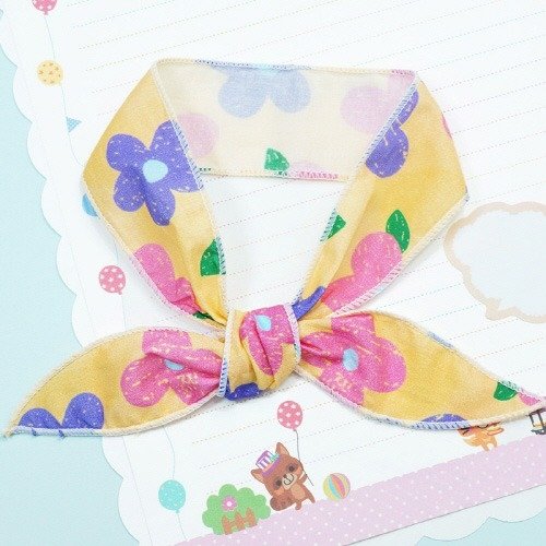 문펫 러블리 플라워 롱스카프