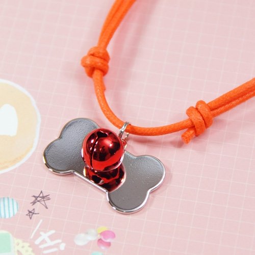 문펫 러블리 오색매듭 방울 인식표 목걸이