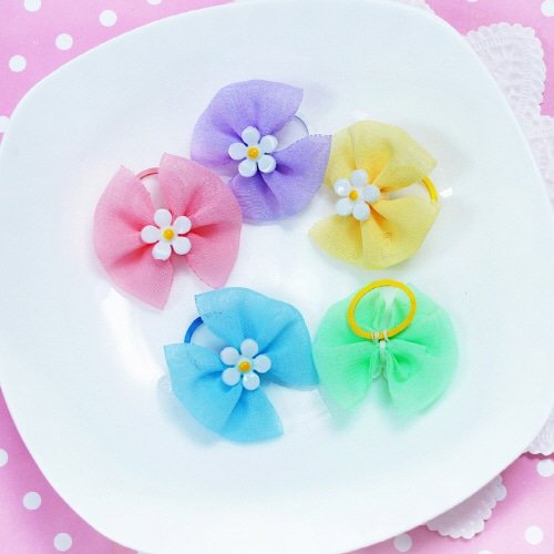 문펫 러블리 데이지 리본