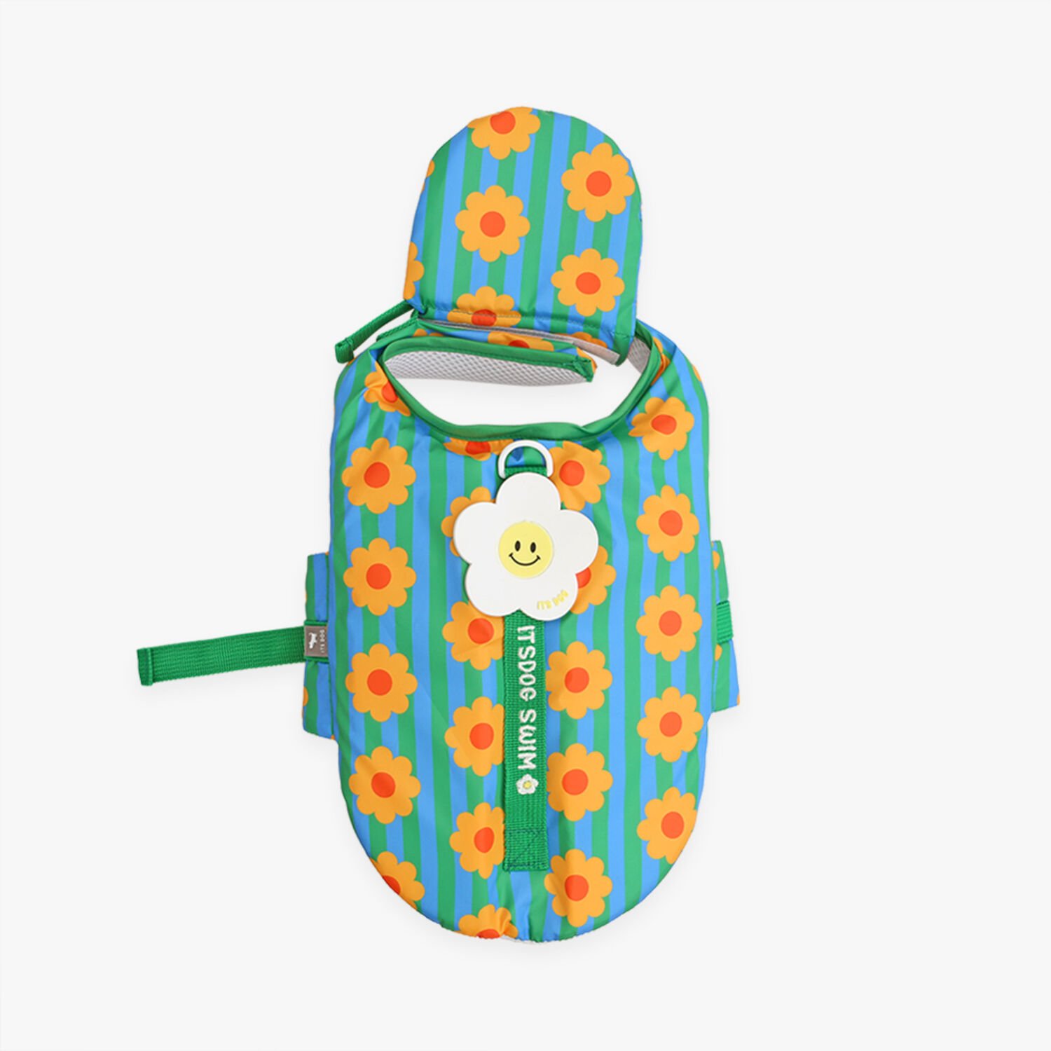 이츠독 아이스 팝핑 구명조끼 빈티지플라워 S